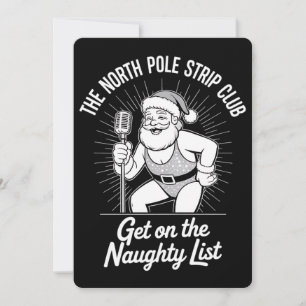 The North Pole Strip Club Weihnachtsfeier Einladung