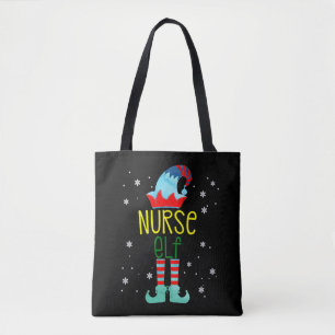 The Nurse Elf Funny Frohe Weihnachtsfamilie Matchi Tasche