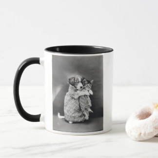 The Nurse Puppy Kitten Harry Whittier Frees 1914 Tasse