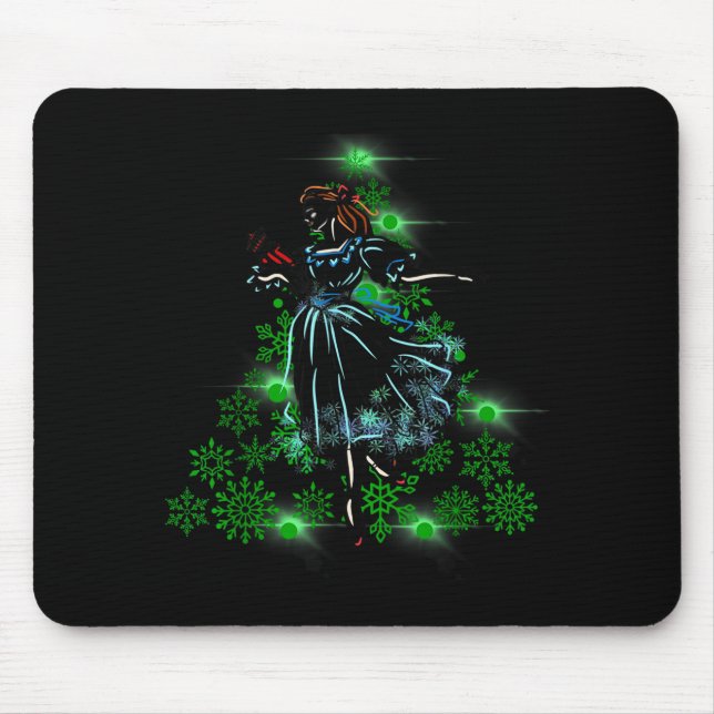 The Nutcracker Ballet And Clara Marie Christmas Tr Mousepad (Vorne)