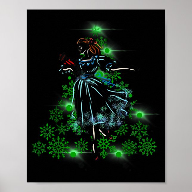The Nutcracker Ballet And Clara Marie Christmas Tr Poster (Vorne)