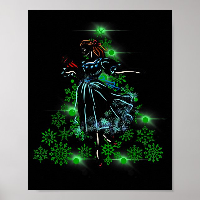 The Nutcracker Ballet And Clara Marie Christmas Tr Poster (Vorne)