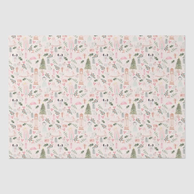 The nutcracker Christmas holiday Tissue Paper Seidenpapier (Vorderseite)