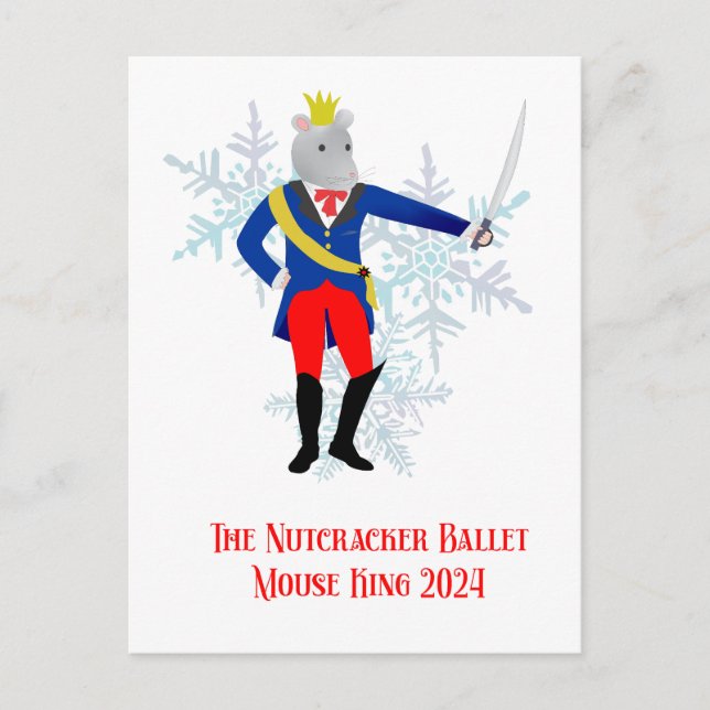 The Nutcracker Mouse King 2024 Postkarte (Vorderseite)