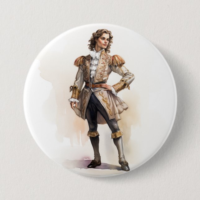 THE NUTCRACKER PRINCE CAVALIER BUTTON (Vorderseite)