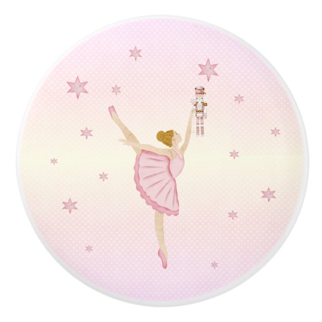 The Nutcracker Suite - Ballerina Keramik Knob Keramikknauf (Vorderseite)