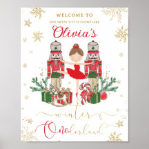 The Nutcracker Winter Onederland 1st Birthday Red 