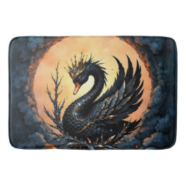 The Obsidian Swan of Moonlit Grace. In the twiligh Badematte