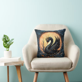 The Obsidian Swan of Moonlit Grace. In the twiligh Kissen