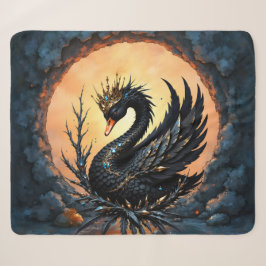 The Obsidian Swan of Moonlit Grace. In the twiligh Sherpadecke