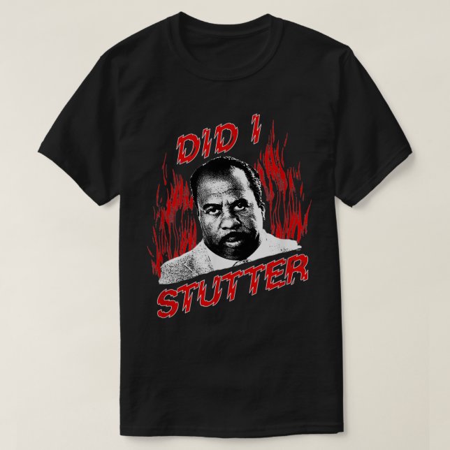 The Office Did I Stutter Flames  T-Shirt (Design vorne)