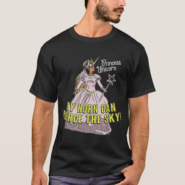 The Office Princess Unicorn Funny boy T-Shirt (Vorderseite)