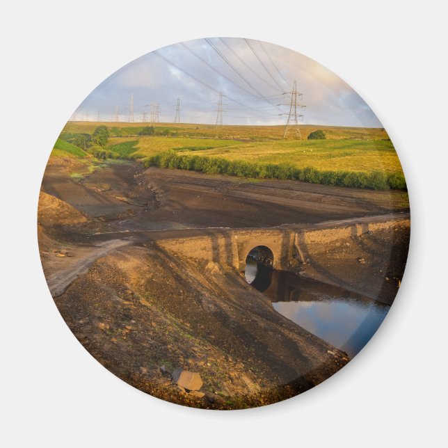The Old Packhorse Bridge of Baitings Magnet (Vorne)