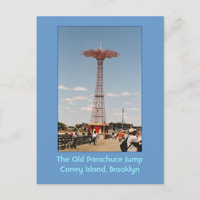 The Old Parachute Jump (Coney Island, NY) postcard Postkarte (Vorderseite)