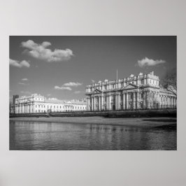 The Old Royal Naval Uni, Greenwich, England Poster