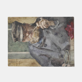 The Old Sea Dog, Sailor Man (von Henry Scott Tuke) Fußmatte