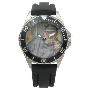 The Old Sea Dog (von Henry Scott Tuke) Armbanduhr