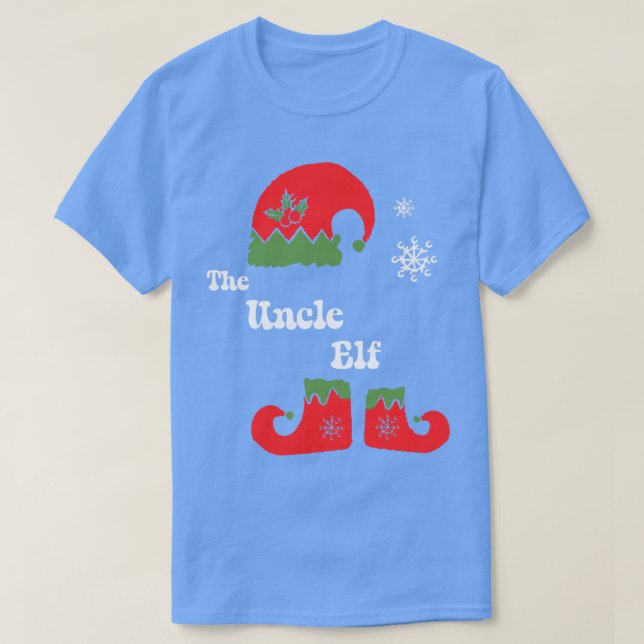 The Oncle Elf Christmas Elf T-Shirt Family Matchin (Design vorne)
