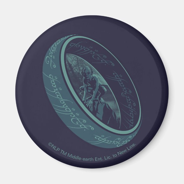 THE ONE RING™ GOLLUM™ Graphic Magnet (Vorne)
