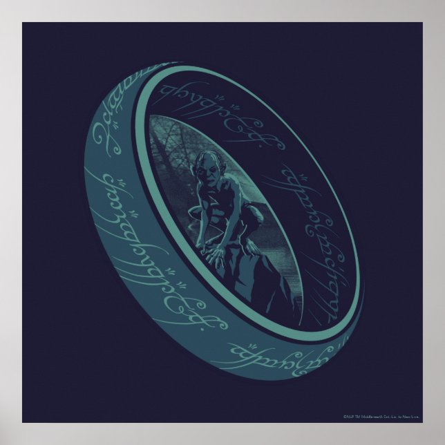 THE ONE RING™ GOLLUM™ Graphic Poster (Vorne)