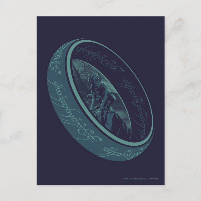 THE ONE RING™ GOLLUM™ Graphic Postkarte (Vorderseite)