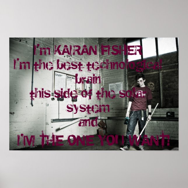 The One You Want Kai COS Poster (RARE) (Vorne)