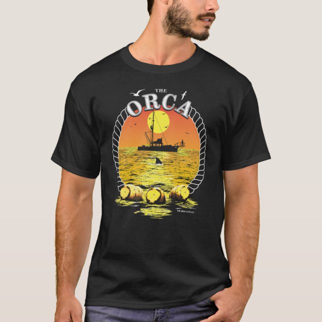 The Orcahree Yellow Barrels friends T-Shirt (Vorderseite)