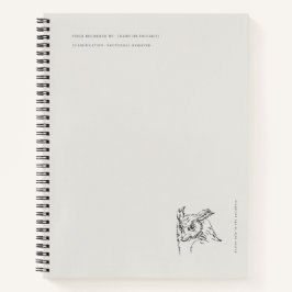 The Owl- Naturalist Menagerie Archive  Notizbuch