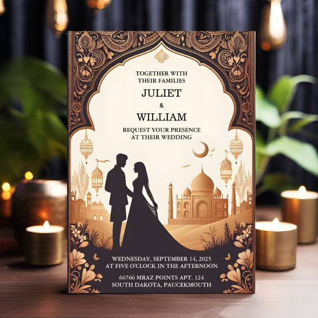The Palace Hindi Henna Mehndi Indian Style Wedding Einladung (Von Creator hochgeladen)