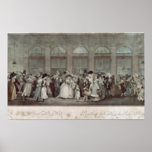The Palais Royal Gallery, 1787 Poster