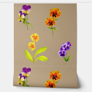 'The Pansy Party' on a Tapete