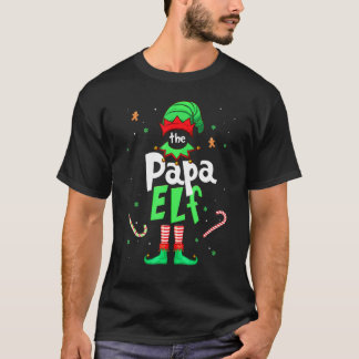 The Papa Elf Xmas Matching Christmas For Family T-Shirt