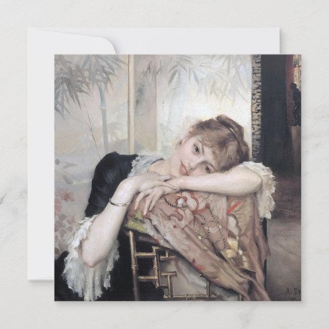 The Parisienne von Albert Edelfelt 1883 (Vorderseite)
