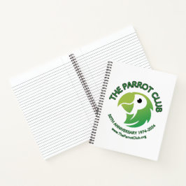 The Parrot Club 50 Jahre Jubiläum Spiral Notebook Notizbuch