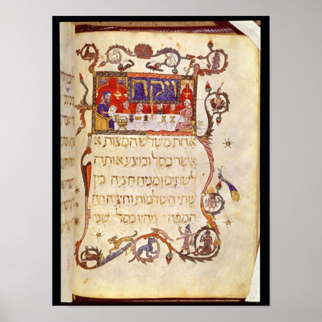 The Passover Meal, Northern Spain Poster (Vorne)