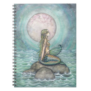 The Pastel Sea Fantasy Art Mermaid-Notebook Notizblock