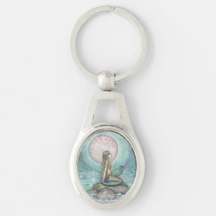 The Pastel Sea Fantasy Art von Molly Harrison Schlüsselanhänger