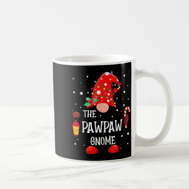 The Pawpaw Gnome Matching Family Christmas Gnome P Kaffeetasse (Rechts)