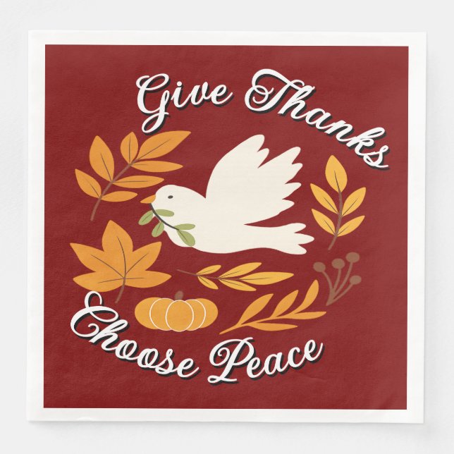 'The  Peace Collection' Paper Napkin Serviette (Vorderseite)