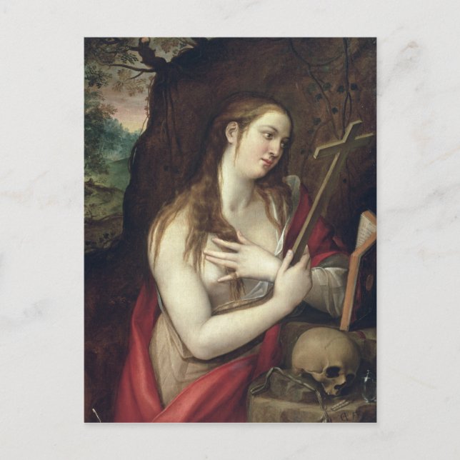 The Penitent Magdalene, 1579 Postkarte (Vorderseite)