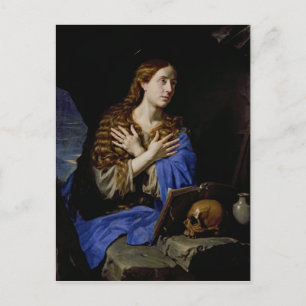The Penitent Magdalene, 1657 Postkarte