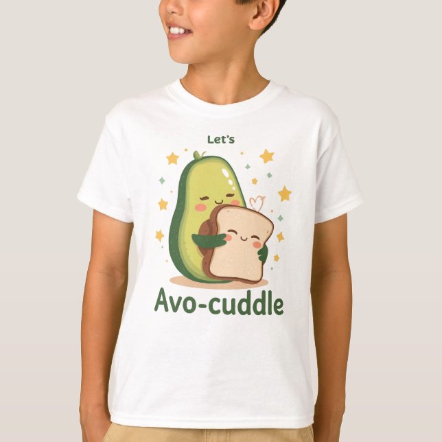 The Perfect Cuddle with Avocado and Toast T-Shirt (Vorderseite)