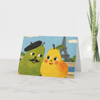The Perfect Pear Greeting Card.  Karte