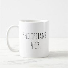 The Philippians 4:13 Mug Kaffeetasse
