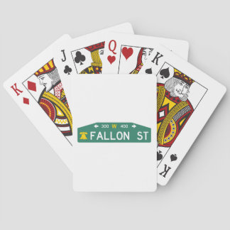 The Philly Street Sign: Made For YOUR Address!  Spielkarten