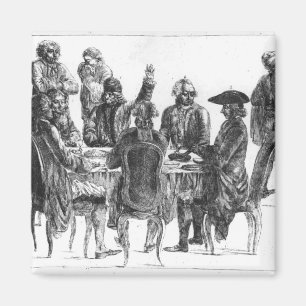 The Philosophen at Supper, c.1750 Magnet