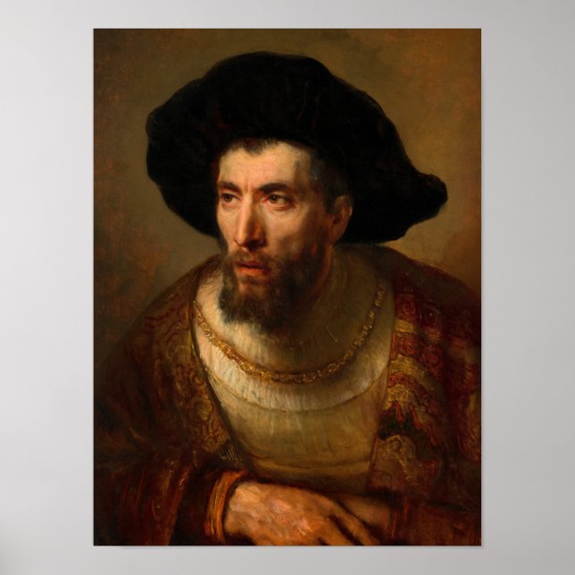 The Philosopher, 1653 by Rembrandt van Rijn Poster (Vorne)