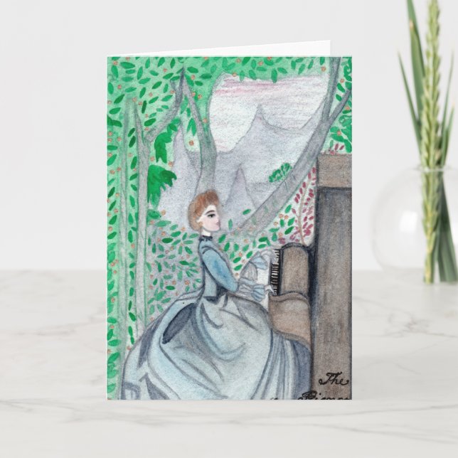 The Piano Greeting Karte (Vorderseite)