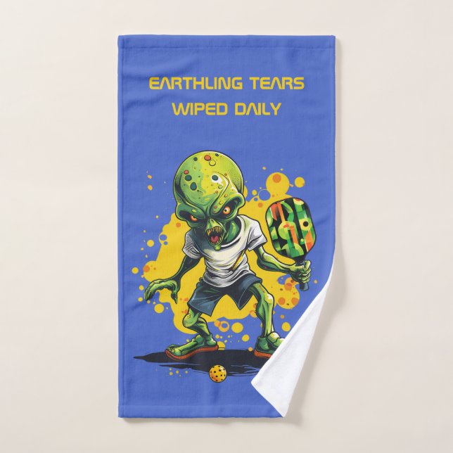 The Pickleball Court Clean-Up: Alien Edition Handtuch (Handtuch)