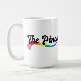 The Pines Fire Island NY Regenbogen-Logo LGBTQ Sto Kaffeetasse